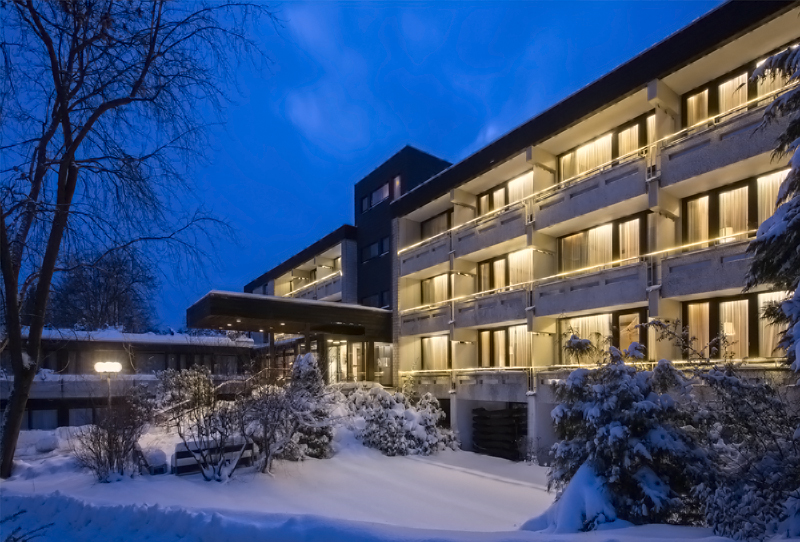 Winteransicht Wellnesshotel Bad Stebener Hof